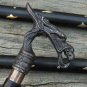 Antique Dragon Head handle with complete wooden walking designer stick