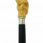 37" Nautical Style Octopus Antique Head Handle Vintage Wooden Walking Stick