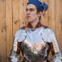 Halloween Medieval Warrior Cuirass Jacket Bracers Knee Shoulder Larp Armour Suit