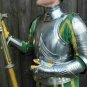 Halloween Medieval Warrior Cuirass Jacket Bracers Knee Shoulder Neck Armour Suit