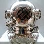 Vintage diving divers helmet ~Deep Sea Scuba ~Mark V~ Chrome Finish Diving Helmt
