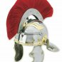 Historical Helmet Roman Imperial Centurion Armour 18 G Gauge Steel Brass Trim