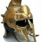 Medieval Gladiator Helmet Knight Copper Antique MAXIMUS ROMAN SPIKED HELMET