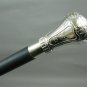 Nautical Brass Flower Head Handle Vintage Light weight Wooden Walking Cane Stick