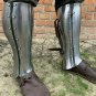 Medieval Larp Armour Pair Of Legs Greaves Knight 18 Gauge Steel Armor Legs Guard