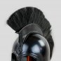Medieval Black Corinthian Helmet ~Knight Crusader Viking Warrior Spartan Helmet