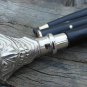 Vintage Silver Brass Joker Design Nautical Head Handle Wooden Walking Stick 36"