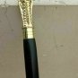Vintage Brass Snake Design Nautical Head Handle Wooden Walking Stick 36" ~ Gift