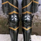 Medieval Gothic Leg Plates Armour Protection Collectable Knight Steel Legs Guard