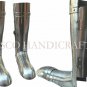 Medieval Legs Protection pair of Greaves Larp Steel knight Legs Guard sebatones