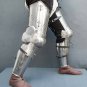 Medieval Legs Protection pair of Greaves Larp 18 Gauge Steel knight Legs Guard