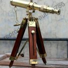 Brass Telescope Antique Spyglass Leather Engraving Scope Pirate Vintage Style Brass Telescope Antique Spyglass Leather Engraving Scope Pirate Vintage Style