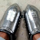 Medieval Armor Shoes Pair ~ Knight Crusader Spartan Shoes~Steel Armour Sabaton Medieval Armor Shoes Pair ~ Knight Crusader Spartan Shoes~Steel Armour Sabaton