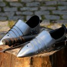 Combat Gothic Armor Shoe Pair ~ Medieval Knight Spartan ~Crusader Armour Sabaton Combat Gothic Armor Shoe Pair ~ Medieval Knight Spartan ~Crusader Armour Sabaton