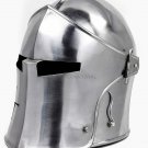 Medieval Visor Barbuda Helmet Crusader Knight Larp Helmet Steel Armour Helmet Medieval Visor Barbuda Helmet Crusader Knight Larp Helmet Steel Armour Helmet