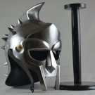 Medieval Gladiator Helmet Crusader Knight Larp MAXIMUS ROMAN SPIKED HELMET