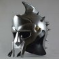 Medieval Gladiator Helmet Crusader Knight Larp MAXIMUS ROMAN SPIKED HELMET