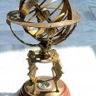 Engraved Brass Tabletop 18" Armillary ~Sphere Globe Nautical Brass Armillary 18" Engraved Brass Tabletop 18" Armillary ~Sphere Globe Nautical Brass Armillary 18"