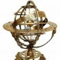 Engraved Brass Tabletop 18" Armillary ~Sphere Globe Nautical Brass Armillary 18"