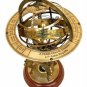 Engraved Brass Tabletop 18" Armillary ~Sphere Globe Nautical Brass Armillary 18"