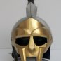 Medieval Knight Glaidator Helmet Larp Crusader Battle LARP Steel Armour Helmet