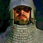 Medieval Viking Chainmail Helmet Knight Crusader Armor Costume Halloween helmet
