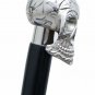 Steampunk Victorian skull Nautical Head Handle Vintage Walking wooden Stick Cane