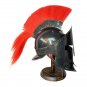 Black Spartan King Leonidas Medieval Helmet~300 worrier Movie Roman larp Helmet