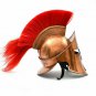 Copper Spartan King Leonidas Medieval Helmet~300 worrier Movie Roman larp Helmet
