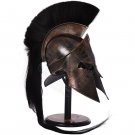 Medieval Dark Brown Spartan Helmet ~300 Movie Knight Crusader Armour Helmet Medieval Dark Brown Spartan Helmet ~300 Movie Knight Crusader Armour Helmet