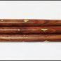 Victorian Brass Telescope Compass Head Handle Vintage Wooden Walking Stick Cane