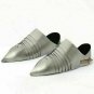 Knight Armor Shoes Pair ~ Medieval Crusader Spartan Shoes~Steel Armour Sabaton