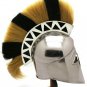 Medieval Warrior Brand 18G Steel Greek Corinthian Armor Helmet with plume
