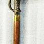 Antique Victorian Cobra Snake Handle Stylish Wood Walking Stick Nautical Cane