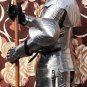 Medieval German Gothic Wear bale Armour Suit with Spears Knights Larp Armor Suit