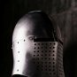 Hand-Forged Medieval Great Bascinet Helmet ~ sca~jousting~helm~knight~armor