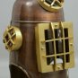 Vintage Diving Hood Helmet ~ Miller Dunn Brown Deep Sea Scuba Marine Divers Helm