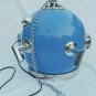Antique 18" Hanging Lamp Diving Helmet ~U.S Deep Sea Divers Helmet Blue Lamp