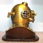 U.S Navy Mark V Solid Steel Heavy Diving Divers Helmet 18" Vintage couple Helmet