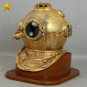 Vintage diving divers helmet ~ Deep Sea Scuba Boston Mark V Navy Diving Helmet