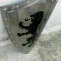 Medieval Black Lion Armour Shield~Crusader~cosplay~Hand Forged~Battle Shield 30"