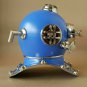 Antique Blue Diving Divers Helmet Deep Sea Scuba vintage Mark V Helmet Replica