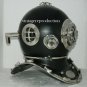 Antique diving divers helmet ~ Deep Sea Scuba ~Mark V~ Black Diving Helmet