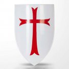 Hand Forged Medieval Cosplay Red Templar Armour Shield~Crusader~Larp~Battle Hand Forged Medieval Cosplay Red Templar Armour Shield~Crusader~Larp~Battle