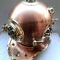 Vintage diving divers helmet ~Deep Sea Scuba ~Mark V~ Copper Finish Diving Helmt
