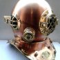 Vintage diving divers helmet ~Deep Sea Scuba ~Mark V~ Copper Finish Diving Helmt