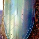 Medieval Armour leaf Shield ~ Crusader ~ Hand Forged ~ Cosplay Battle Shield 30" Medieval Armour leaf Shield ~ Crusader ~ Hand Forged ~ Cosplay Battle Shield 30"