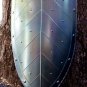 Medieval Armour leaf Shield ~ Crusader ~ Hand Forged ~ Cosplay Battle Shield 30"