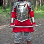 Medieval Armor Suit Polish Hussar Halloween Armour Costume Larp Helmet Half suit
