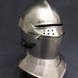 Hand Forged Medieval Crusader Steel Helmet ~Battle ready Larp Helm~ SCA Helmet